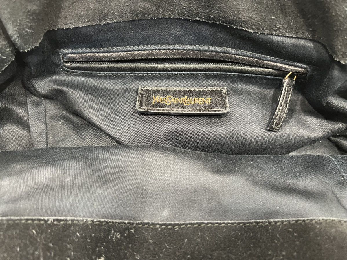 Yves Saint Laurent Yves Saint Laurent Roady Tote – Black – Pre-Hedi Slimane Era Size ONE SIZE - 9 Thumbnail