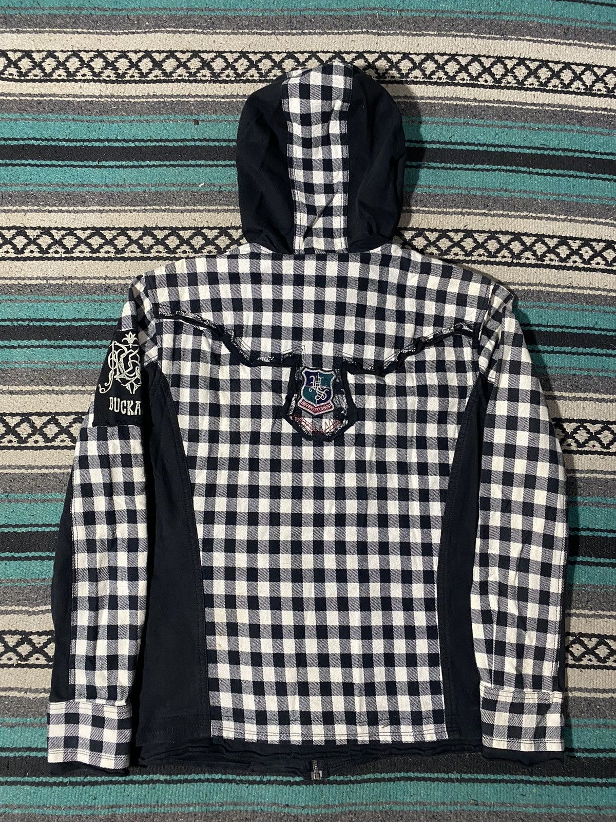 Japanese Brand 2000s Buckaro - Checkered Jacket Size US XL / EU 56 / 4 - 6 Thumbnail