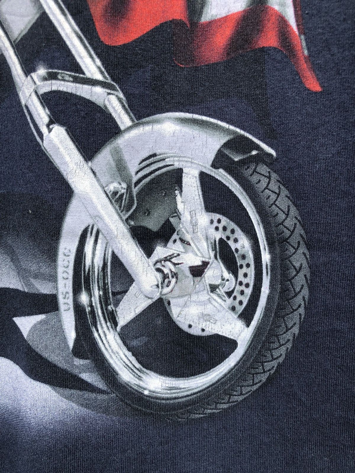 Harley Davidson × Vintage × West Coast Choppers Vintage Y2K American ChooperJet Bike Tee Size US L / EU 52-54 / 3 - 8 Thumbnail