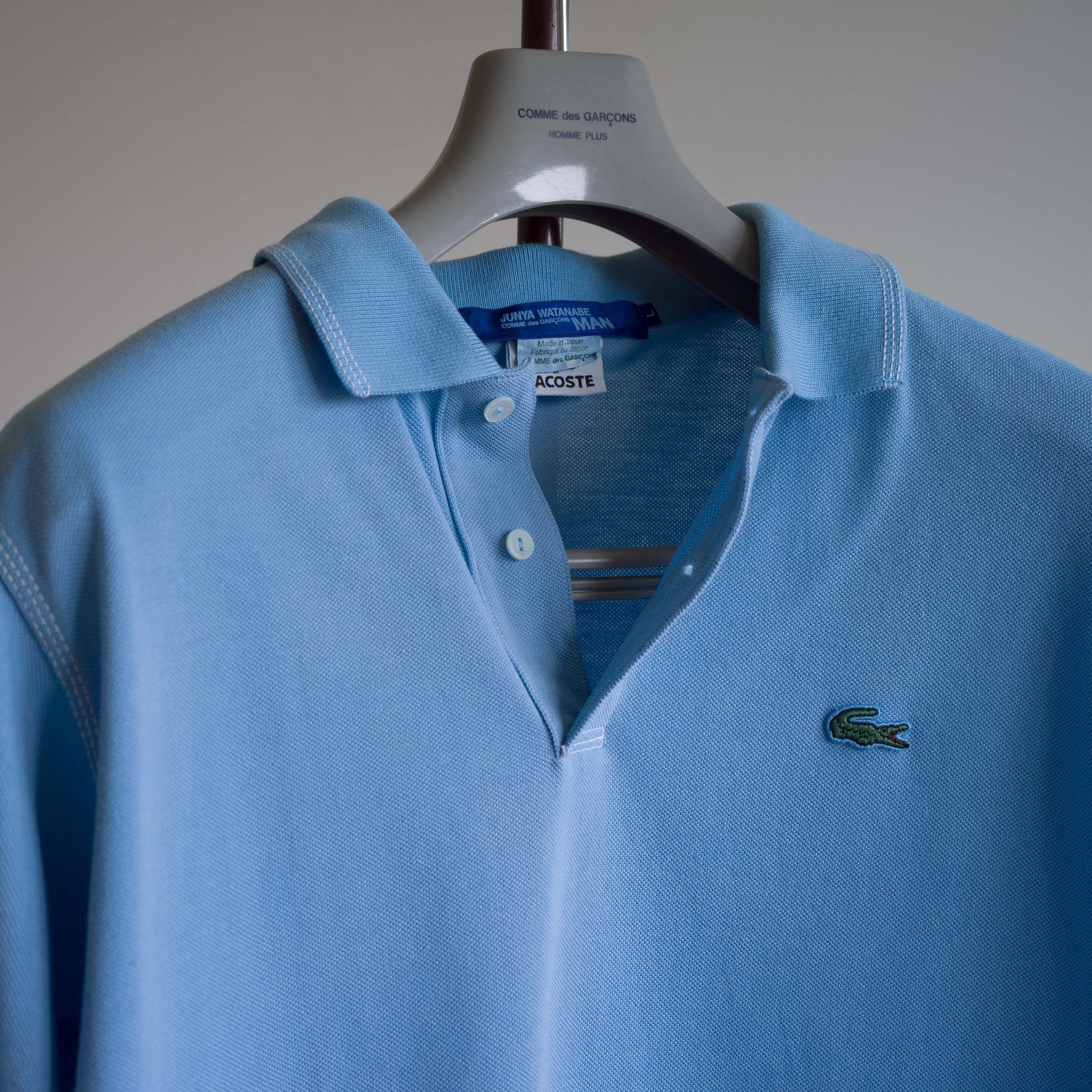 Junya Watanabe × Lacoste SS2006 JUNYA WATANABE MAN x LACOSTE RECONSTRUCTED POLO SHIRT Size US L / EU 52-54 / 3 - 4 Thumbnail