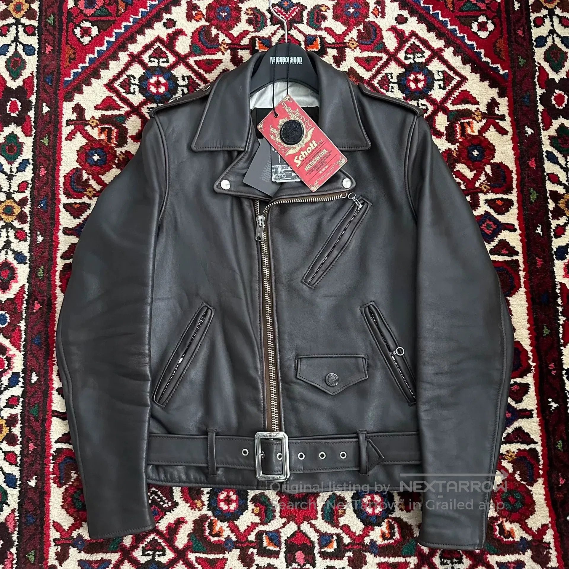Neighborhood nbhd x schott leather jacket size 36. Size US S / EU 44-46 / 1 - 2 Thumbnail