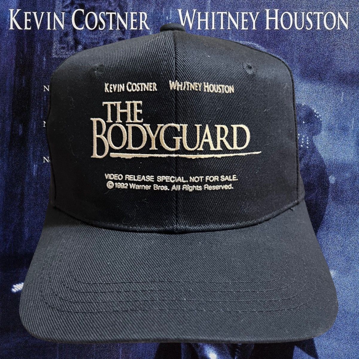 Vintage The Bodyguard Movie Promo Snapback Hat Vintage 1992 Size ONE SIZE - 1 Thumbnail
