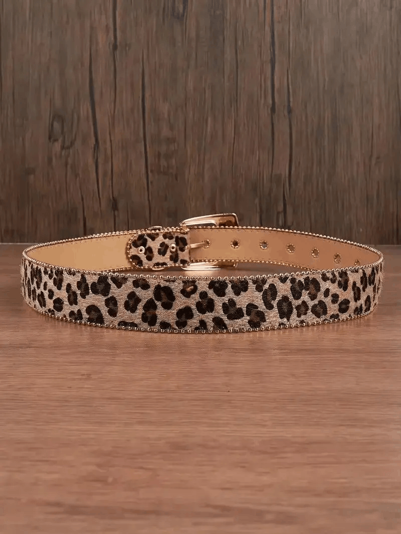 Other 112 cm 2000s style leopard cheetah print belt Size ONE SIZE - 4 Thumbnail