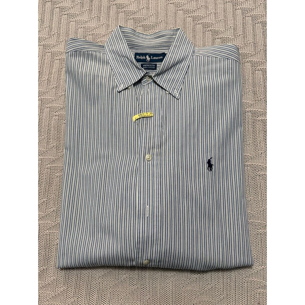 Ralph Lauren Ralph Lauren blue striped Yarmouth button down size 16.5 Size US L / EU 52-54 / 3 - 1 Thumbnail