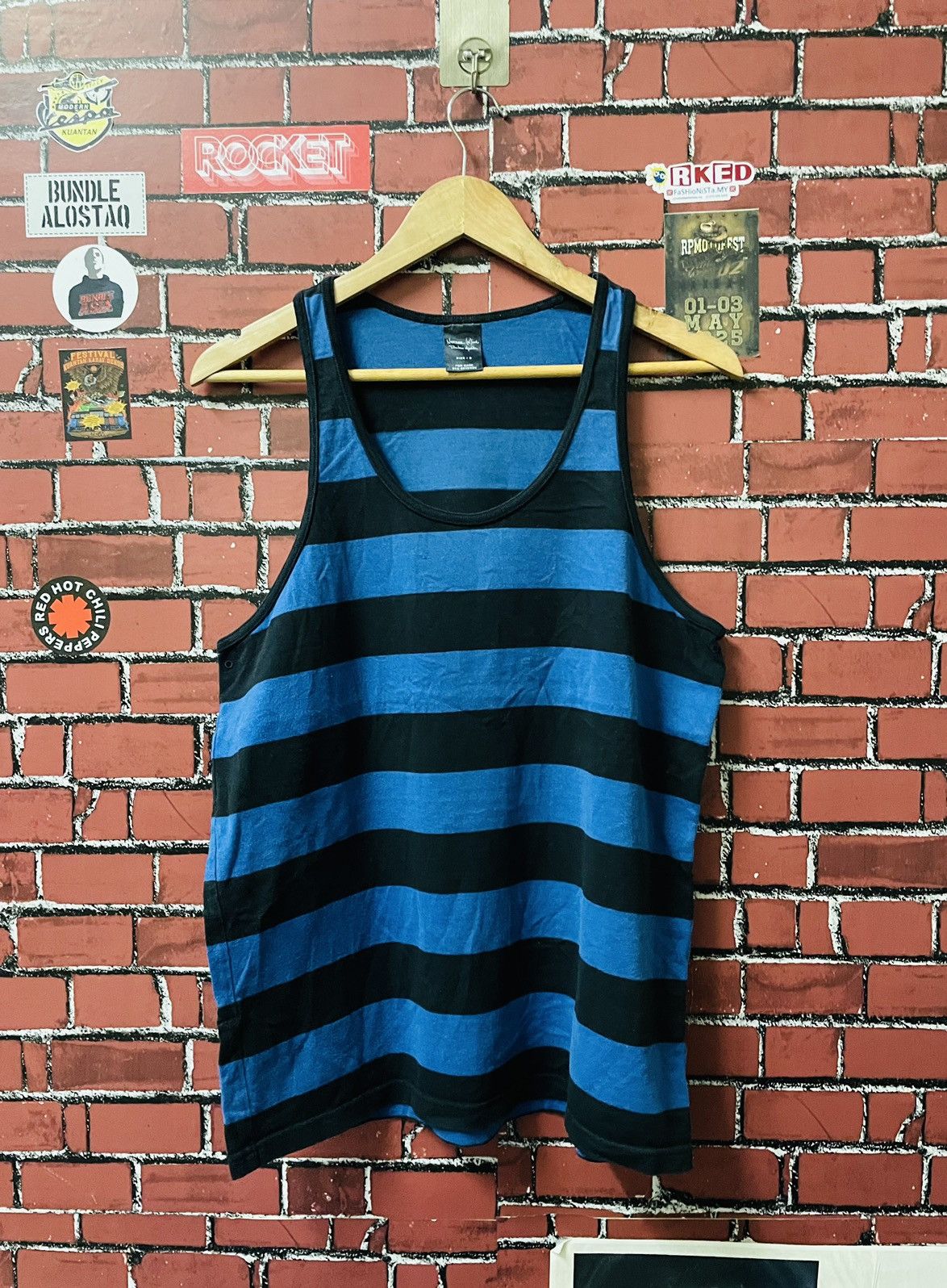 Number (N)ine NUMBER (N)INE STRIPED 03 KURTS TANK (GRUNGE STYLE) TEE Size US M / EU 48-50 / 2 - 1 Thumbnail