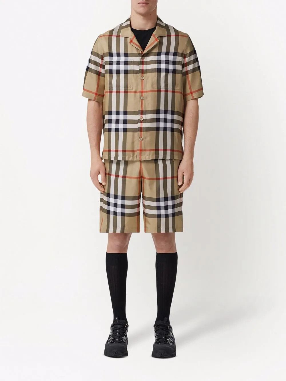Burberry o1y0426 Patterned Shirt in Multicolor Size US S / EU 44-46 / 1 - 4 Thumbnail