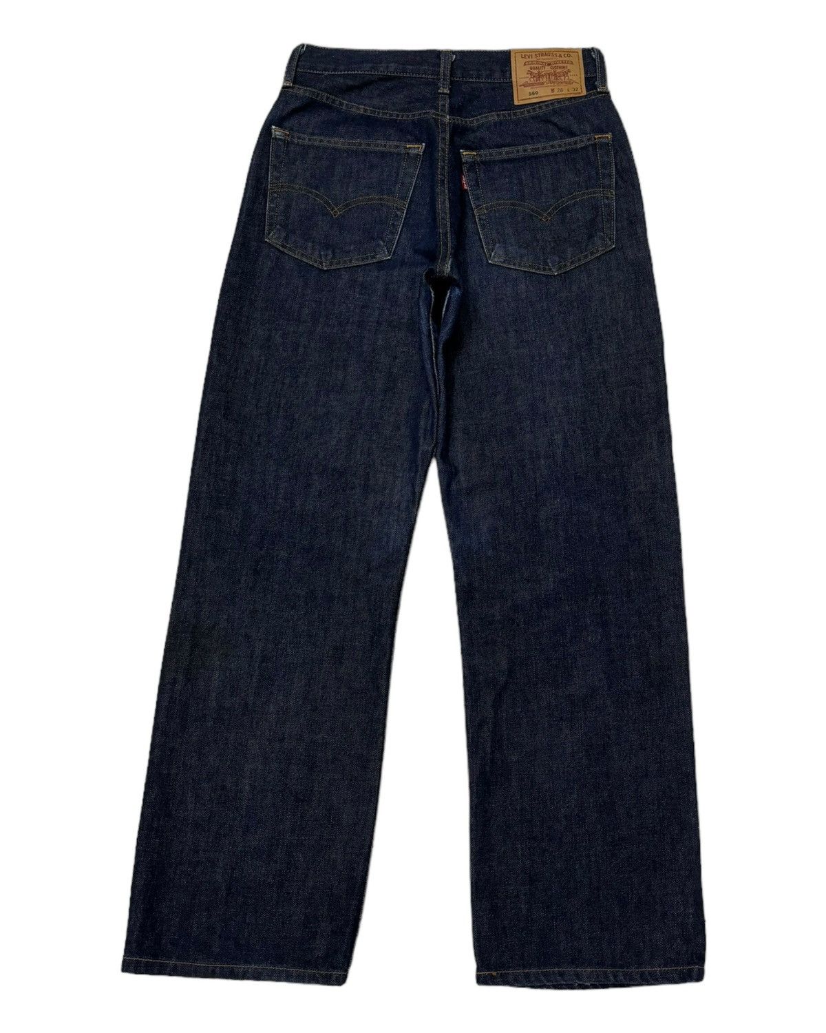Levi's 🔥VINTAGE LEVIS 560 BLUE DENIM JEANS LOOSE Size US 28 / EU 44 - 2 Thumbnail
