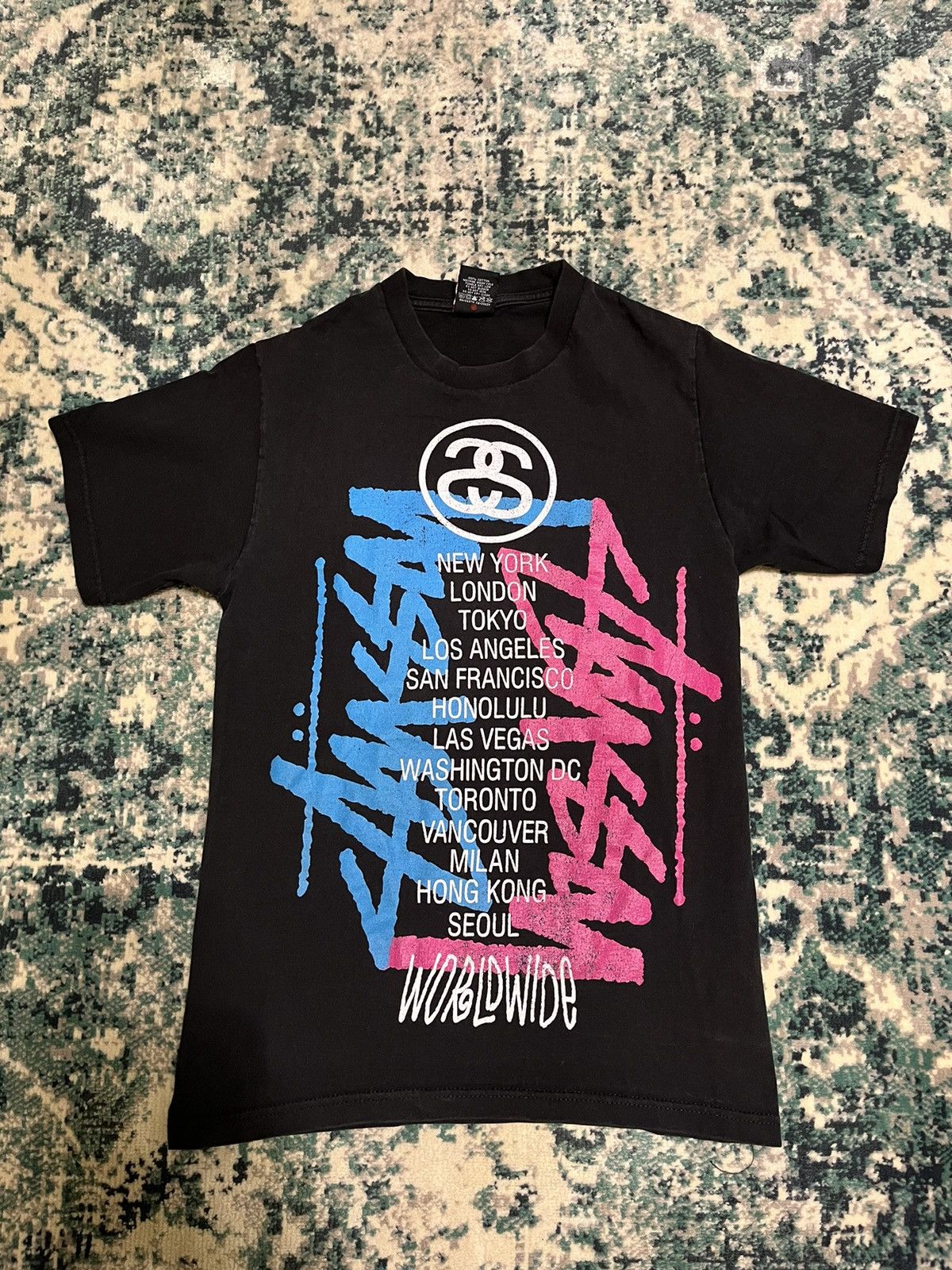 Stussy Stussy Vintage Worldwide Tee Size US S / EU 44-46 / 1 - 1 Thumbnail