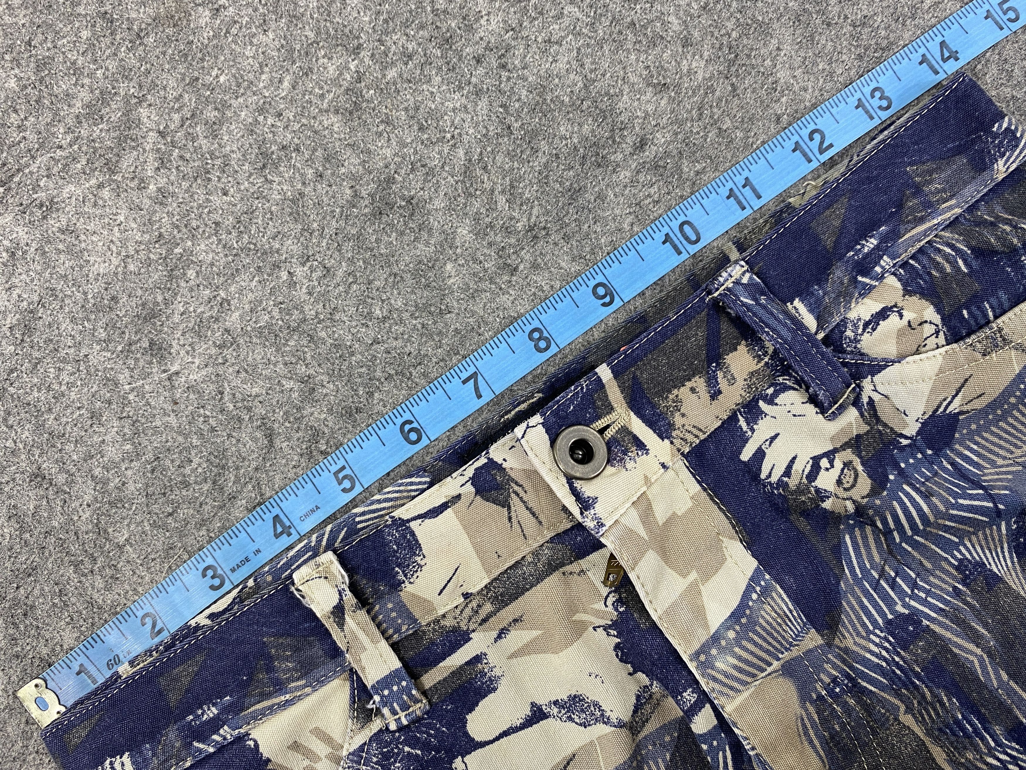 Japanese Brand Vintage Seditionaries Full Print Unisex Pants -CP278 Size US 27 - 3 Thumbnail