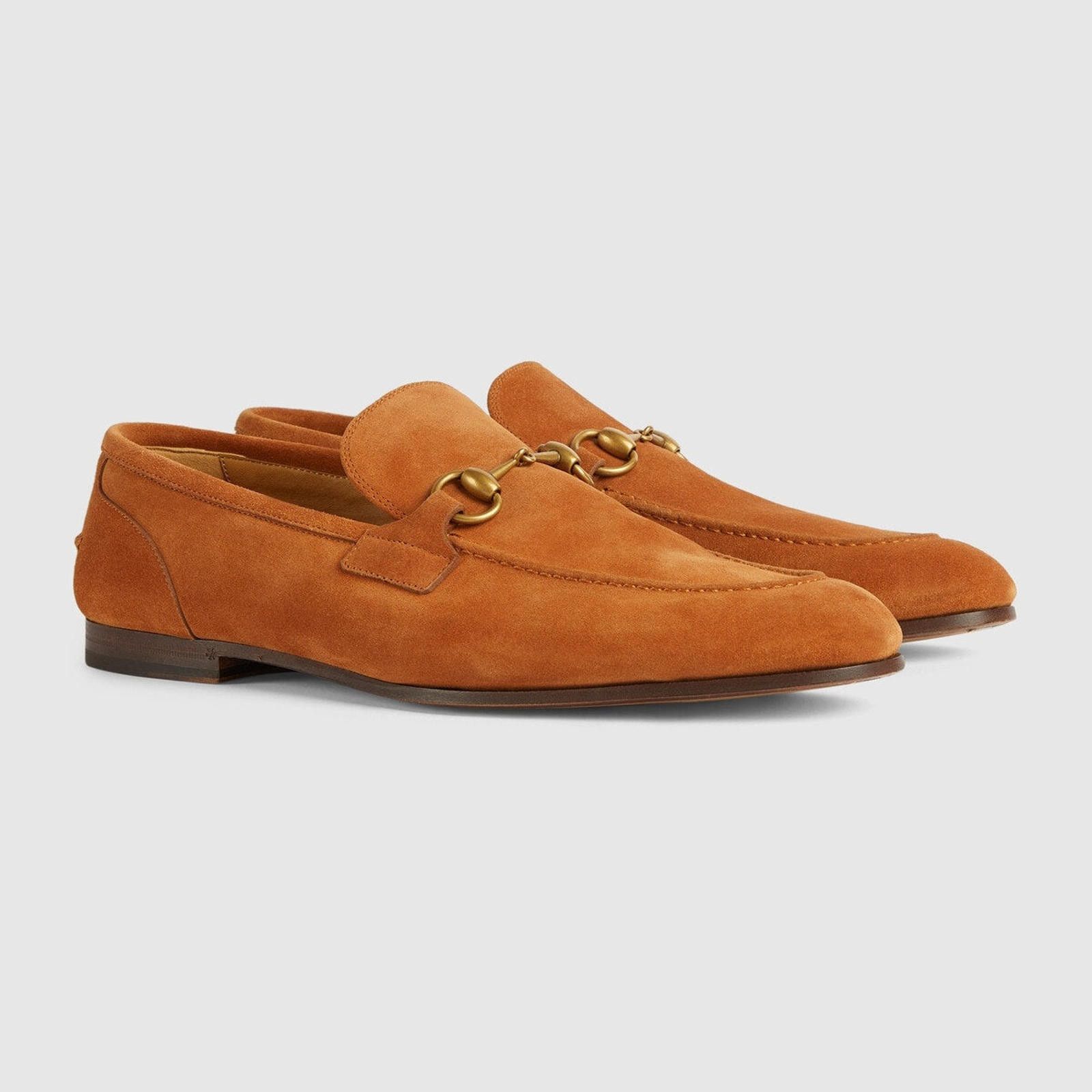 Gucci Gucci Horsebit Jordaan Suede Loafers Size US 6.5 / EU 39-40 - 2 Thumbnail