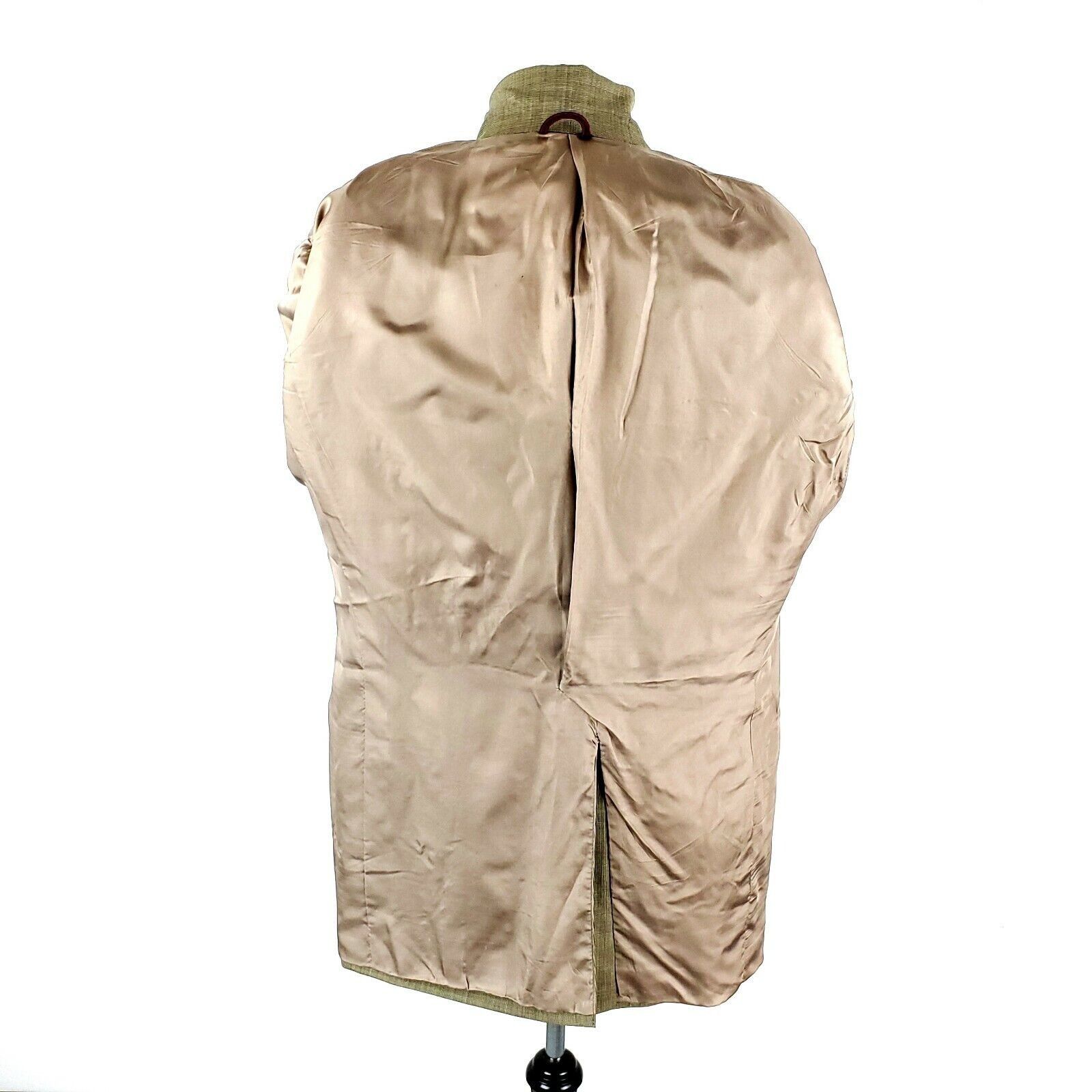 Hart Schaffner Marx Hart Schaffner Marx Wool 2 Button Blazer 42L Tan Nailshead S Size 42L - 11 Thumbnail