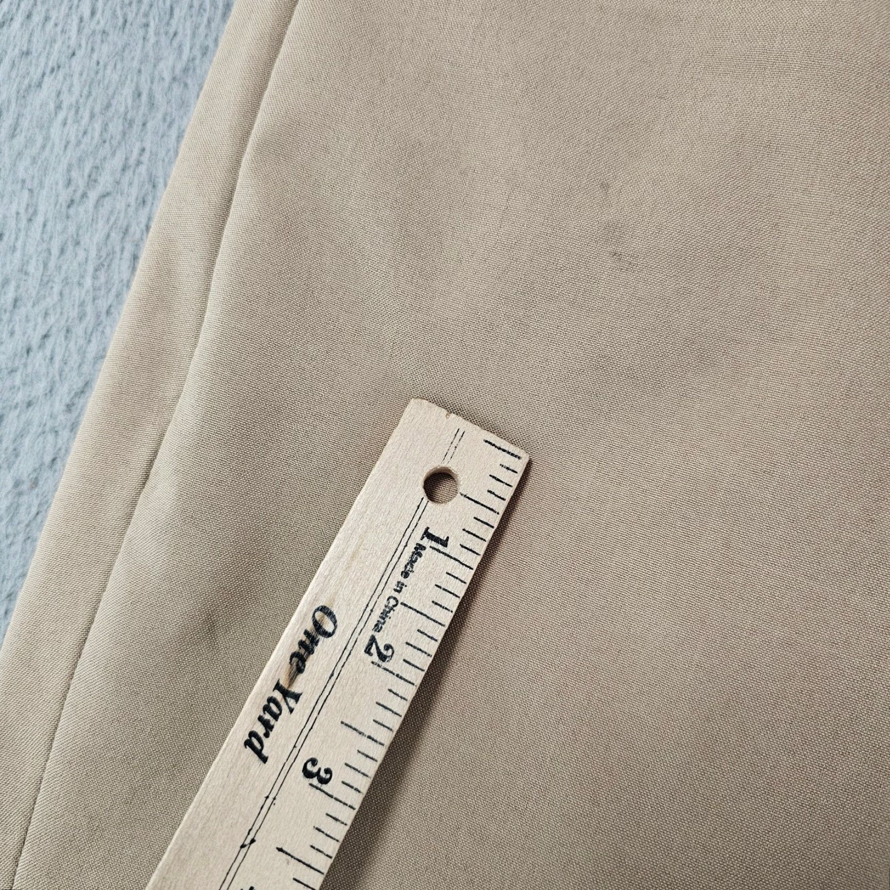 Vintage Bluffworks Pants Mens 31x27.5 Khaki Regular Chino Flat Front 100% Polyester Slim Fit Casual Workwear Modern Mens Regular Size US 31 - 5 Thumbnail