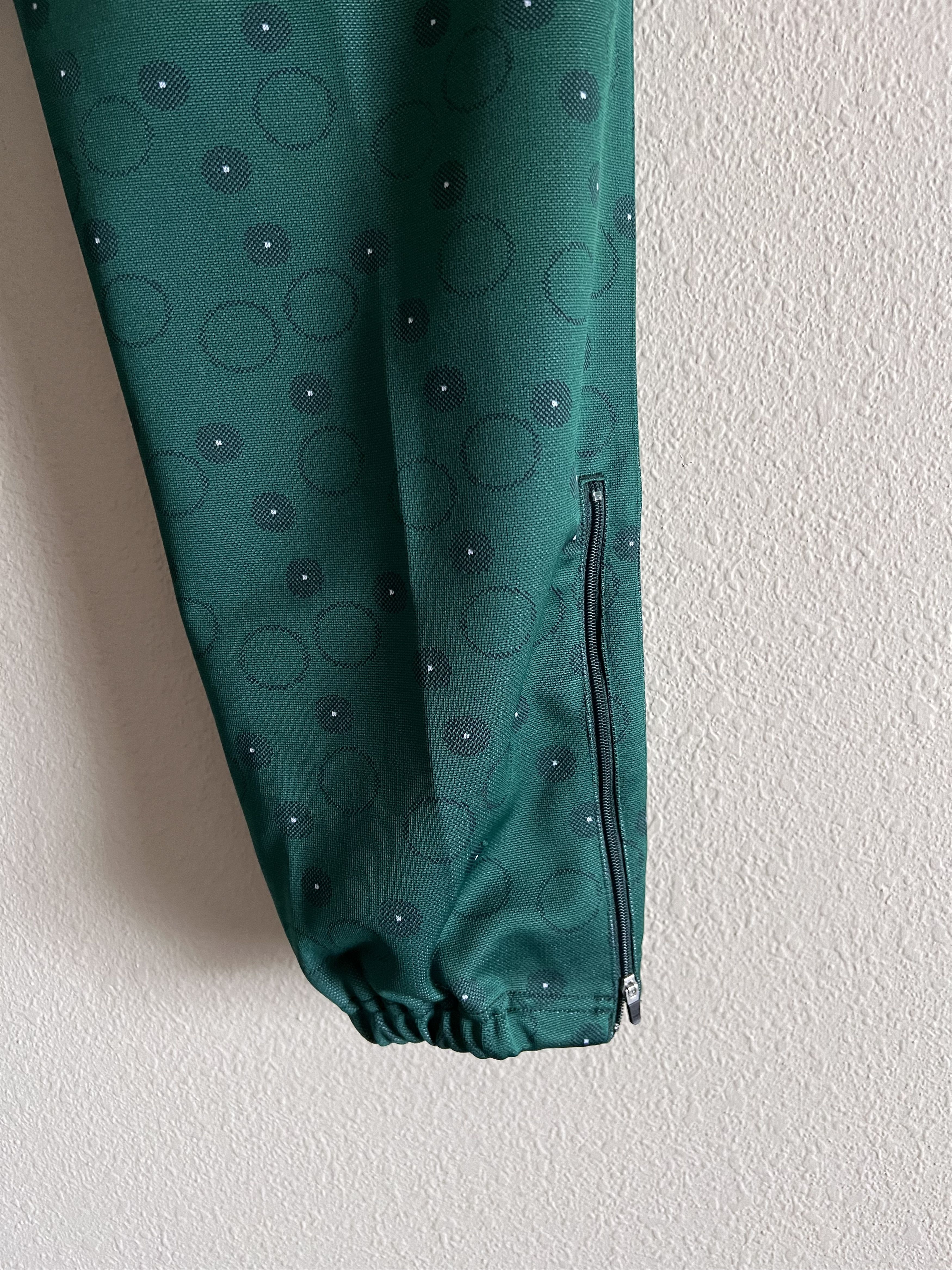 Needles Needles Poly Jacquard Zipped Track Pants in Green Size US 32 / EU 48 - 7 Thumbnail