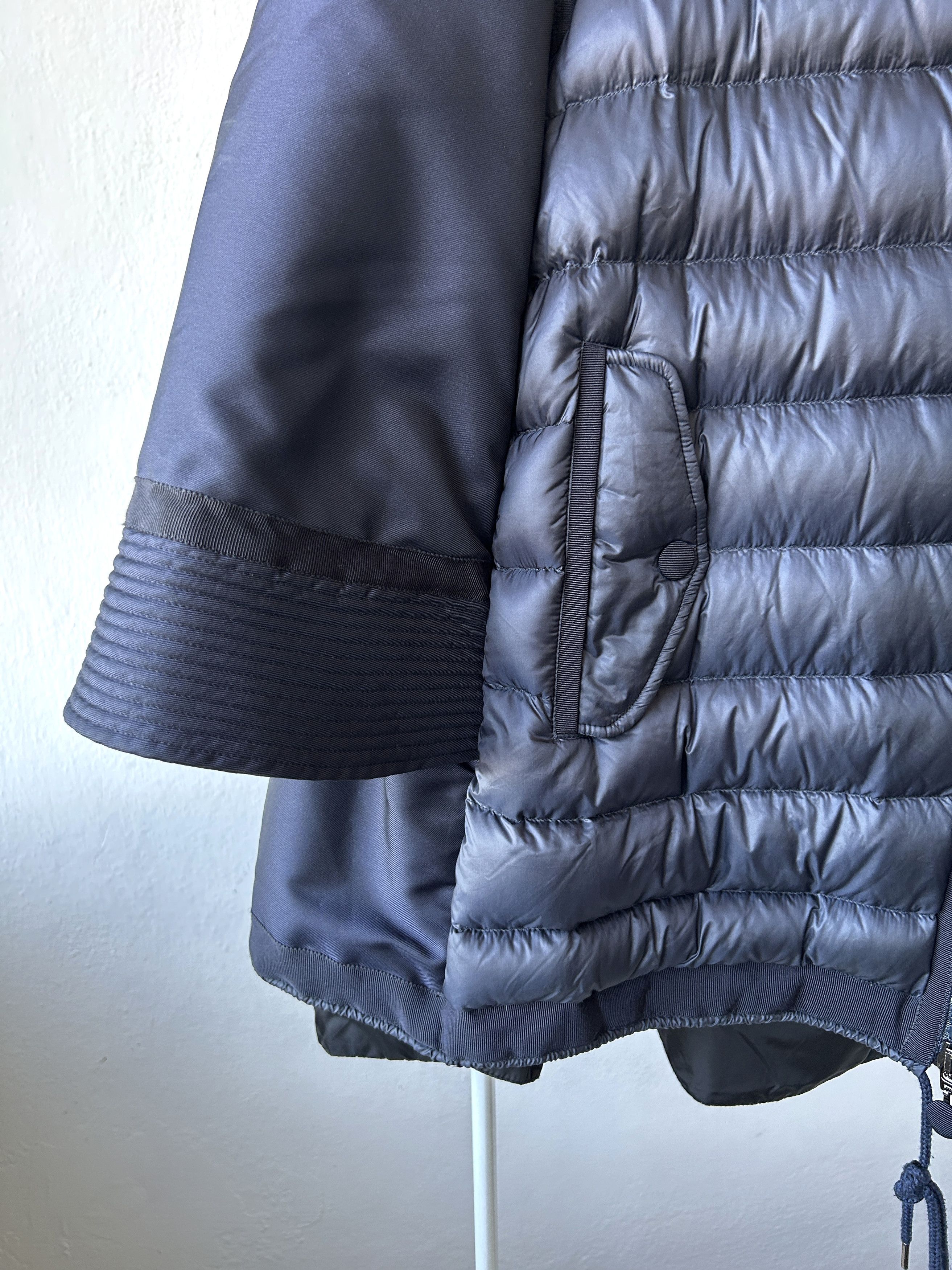 Moncler AW2017 moncler Sophie giubbotto puffer hooded poncho Size L / US 10 / IT 46 - 8 Thumbnail