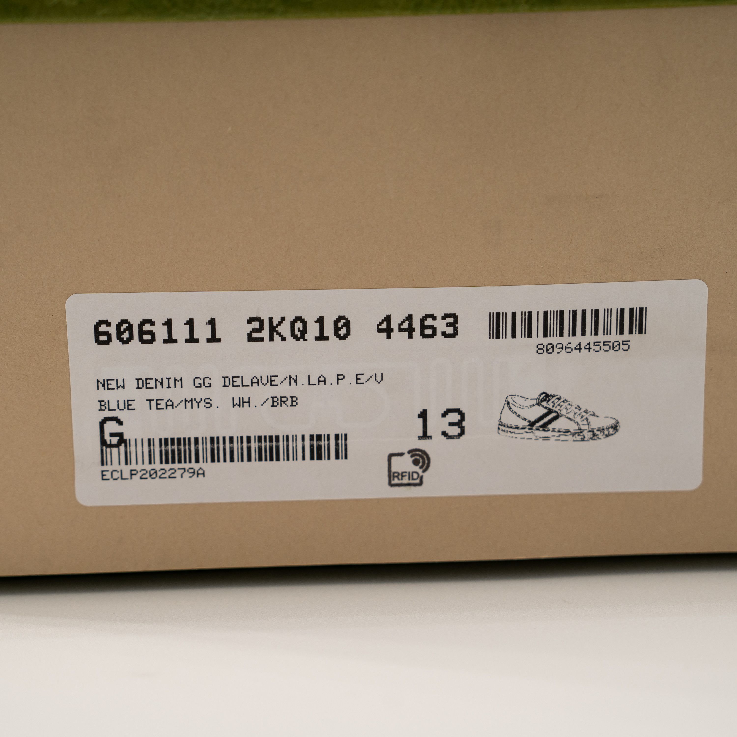 Gucci 13G 13.5 US Gucci Tennis Denim Sneakers GG print Blue Size US 13 / EU 46 - 12 Thumbnail
