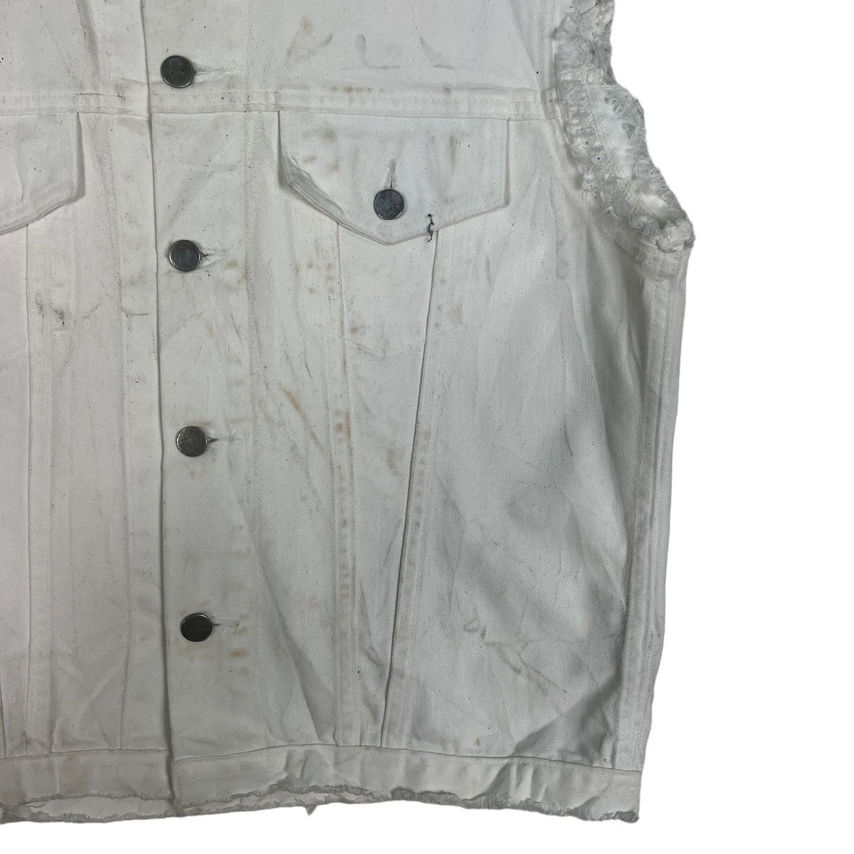 Journal Standard 🔥 TRISECT 2 JOURNAL STANDARD DENIM SLEEVE LESS JACKET Size US S / EU 44-46 / 1 - 5 Thumbnail