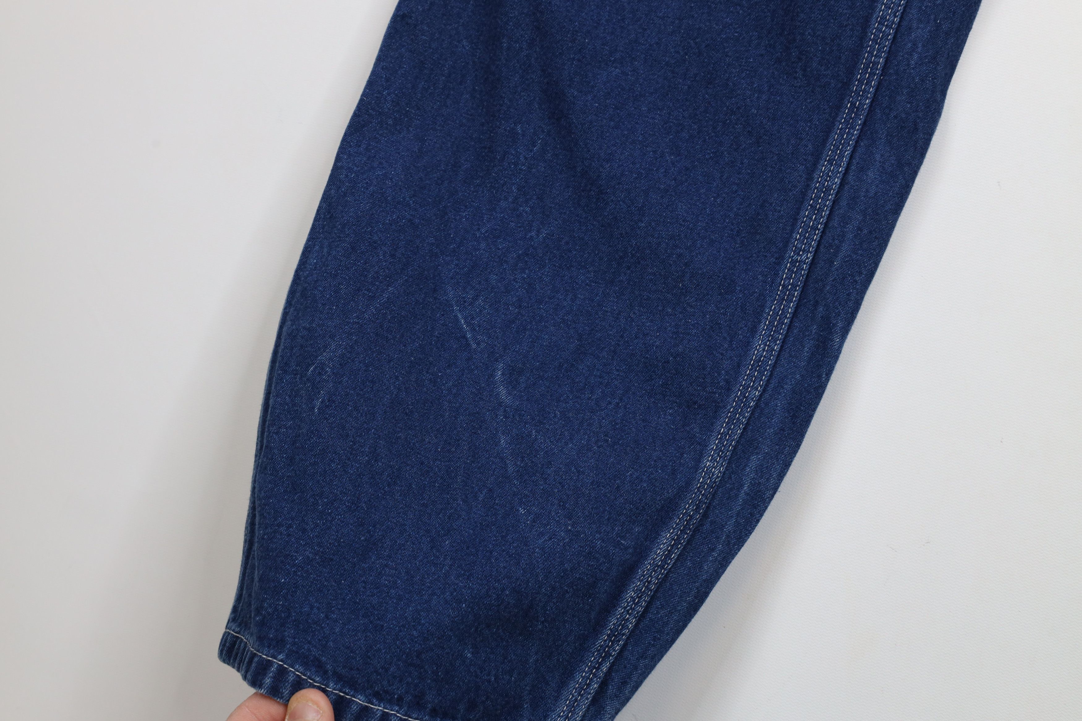 Carhartt × Vintage Vintage 90s Carhartt Spell Out Wide Leg Dungaree Denim Jeans Size US 36 / EU 52 - 5 Thumbnail