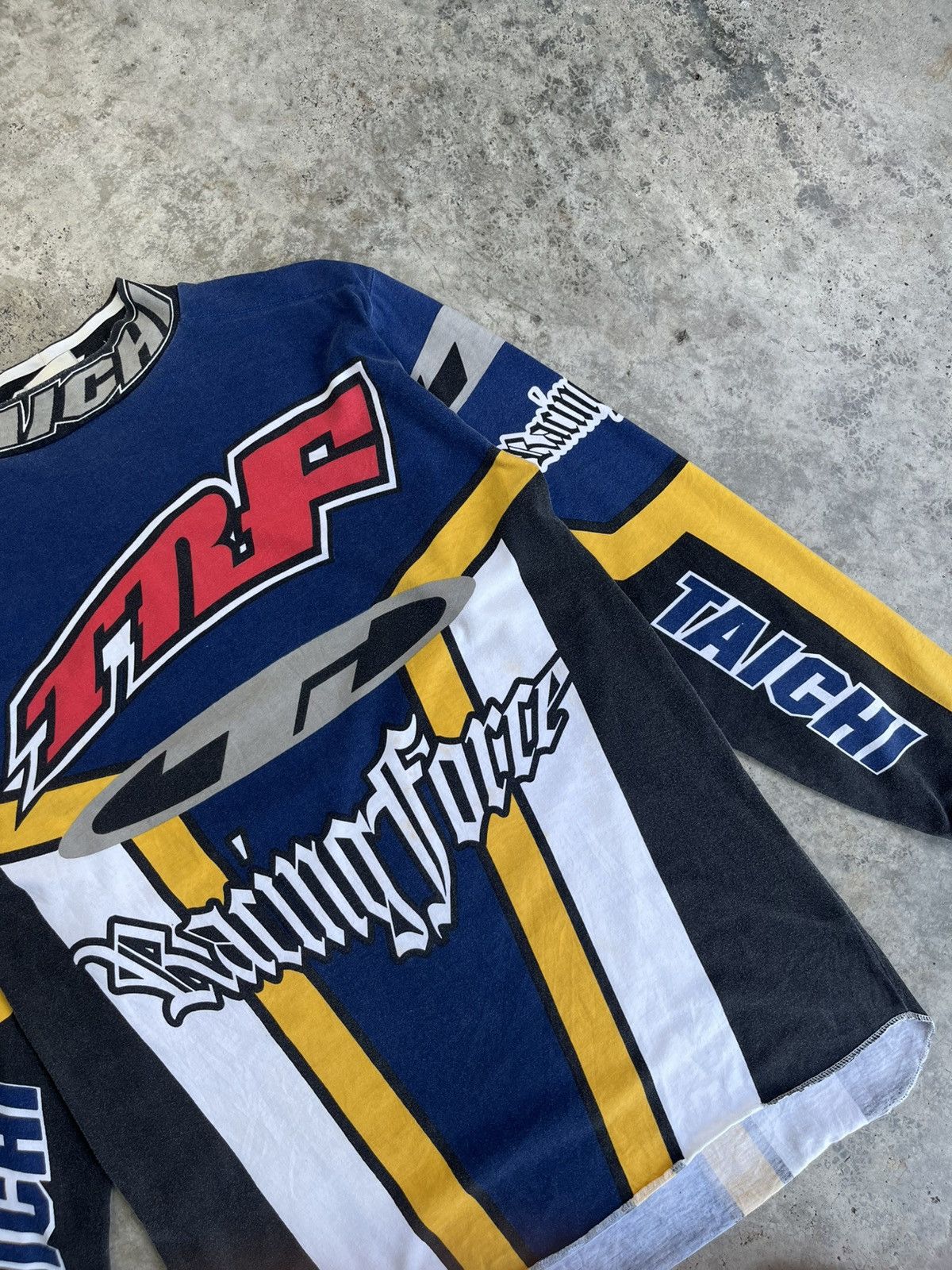 Vintage Vintage 90s Rs Taichi TRF Racing Force Jersey Motocross Mx Size US L / EU 52-54 / 3 - 2 Thumbnail