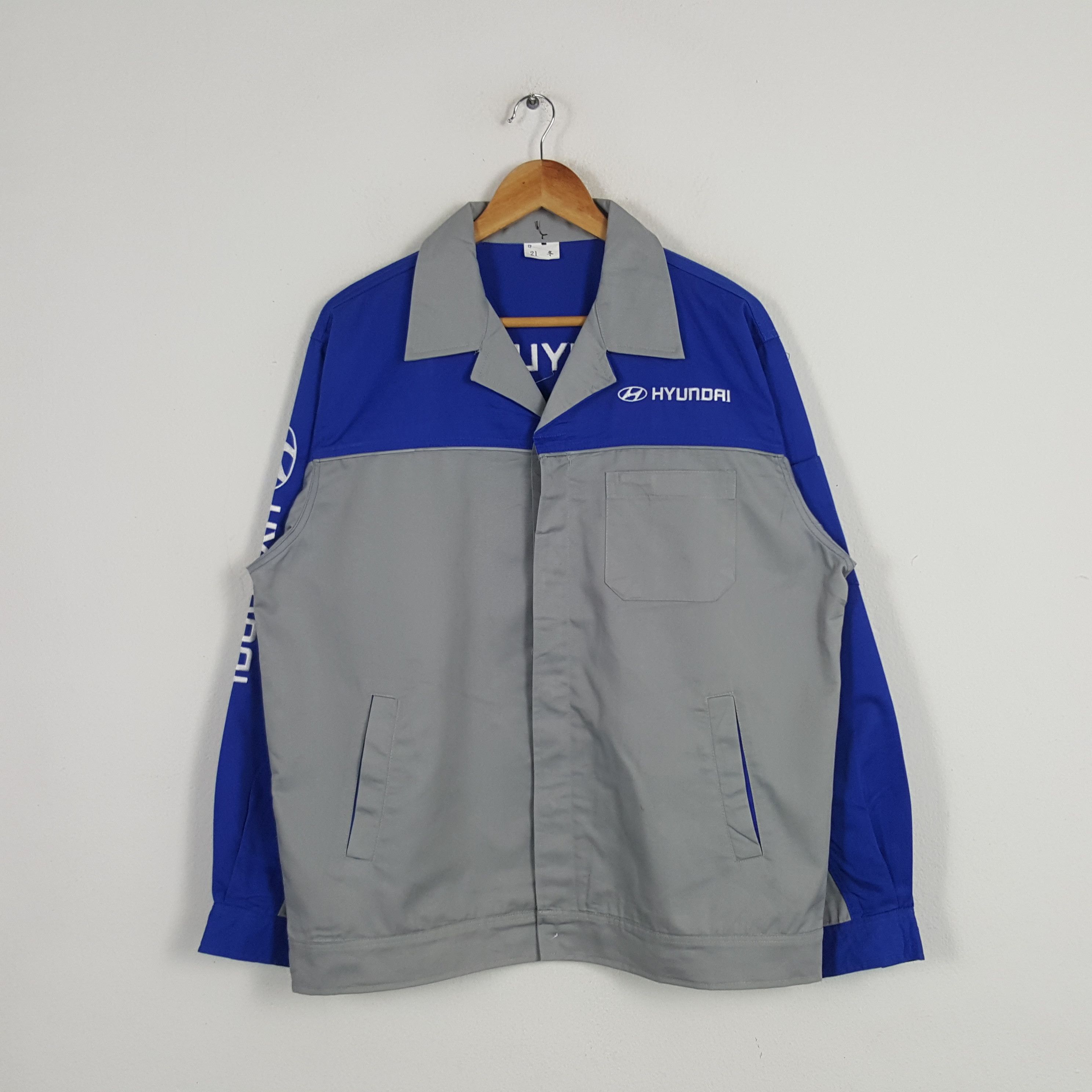 Vintage Vintage Hyundai Motorsport Racing Staff Jacket Size US L / EU 52-54 / 3 - 3 Thumbnail