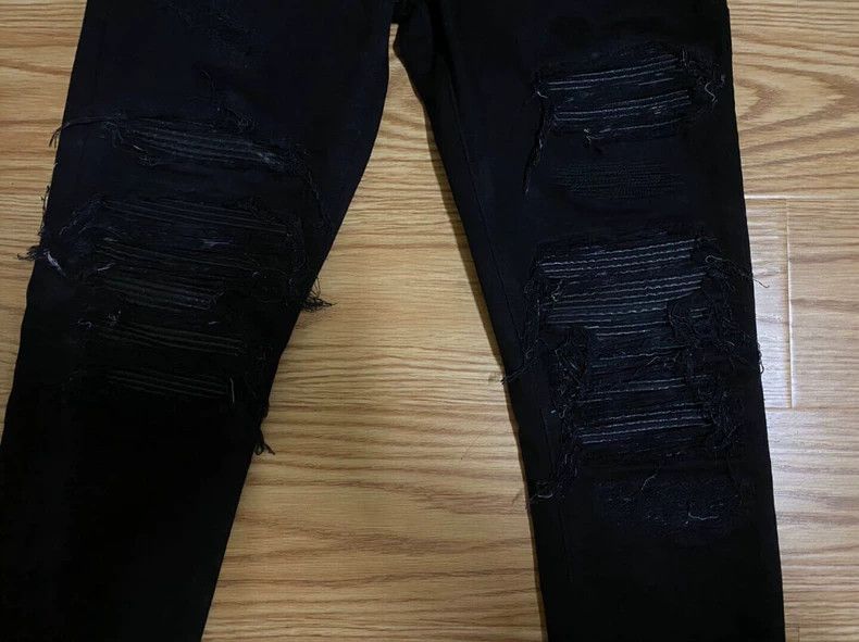Amiri Amiri 16ss old school pure black mx1 jeans Size US 31 - 3 Thumbnail