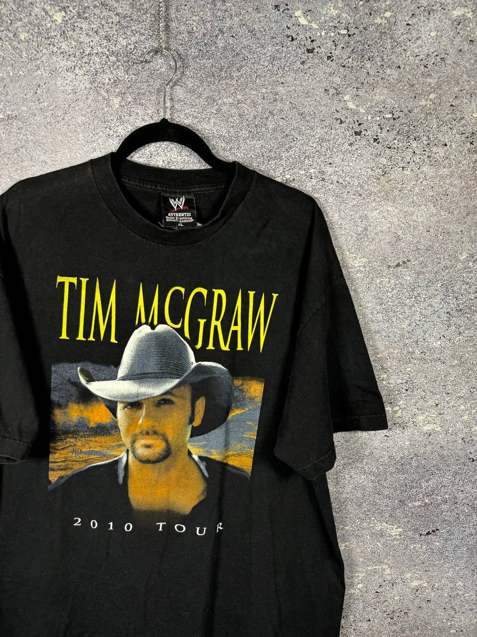 Vintage × WWE Tim McGraw Tour T Shirt Adult Black Faded Lady Antebellum Size US XL / EU 56 / 4 - 3 Thumbnail