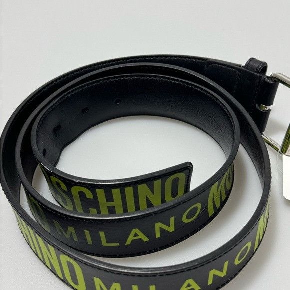 Moschino Moschino Belt Green Multi Black Size IT 56/US 40” Size 40 - 7 Thumbnail