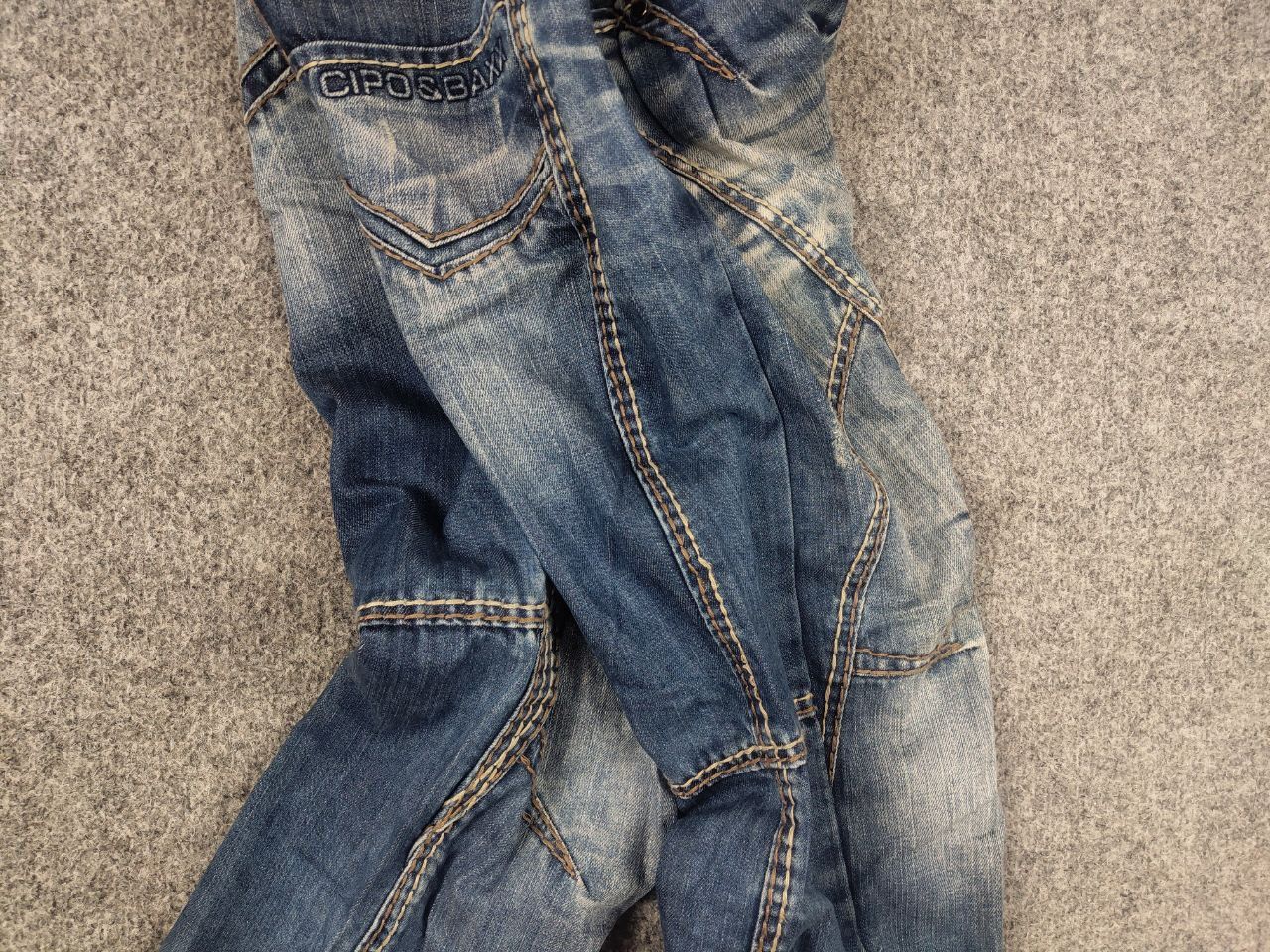 Japanese Brand Vintage Cipo Baxx Japan Y2k Style if six was nine Zip Jeans Size US 32 / EU 48 - 4 Thumbnail