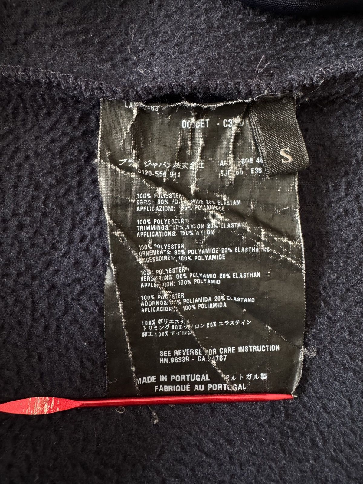 Prada 🔥🔥 Vintage Prada Red Tab Fleece Hoodie Size US S / EU 44-46 / 1 - 6 Thumbnail