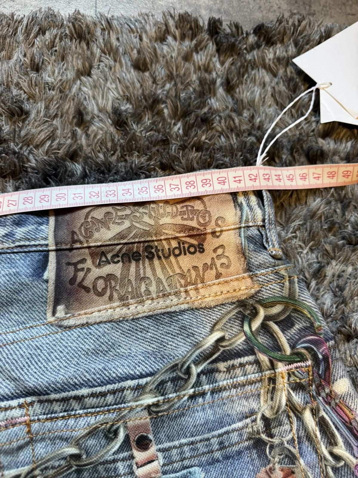 Acne Studios Acne Studios Printed Jeans 1981 Size US 31 - 15 Thumbnail