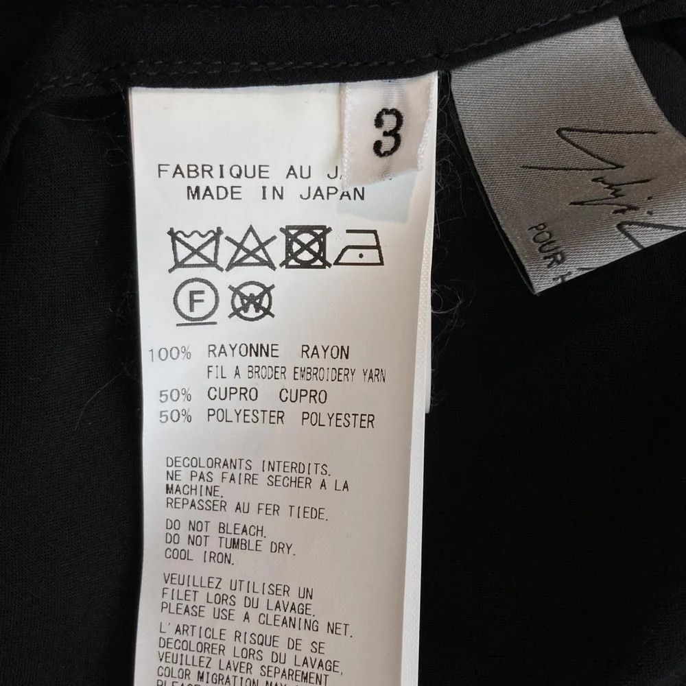 Yohji Yamamoto Yohji Yamamoto pour homme // 21SS REPLICA long-sleeved shirt Size US L / EU 52-54 / 3 - 6 Thumbnail