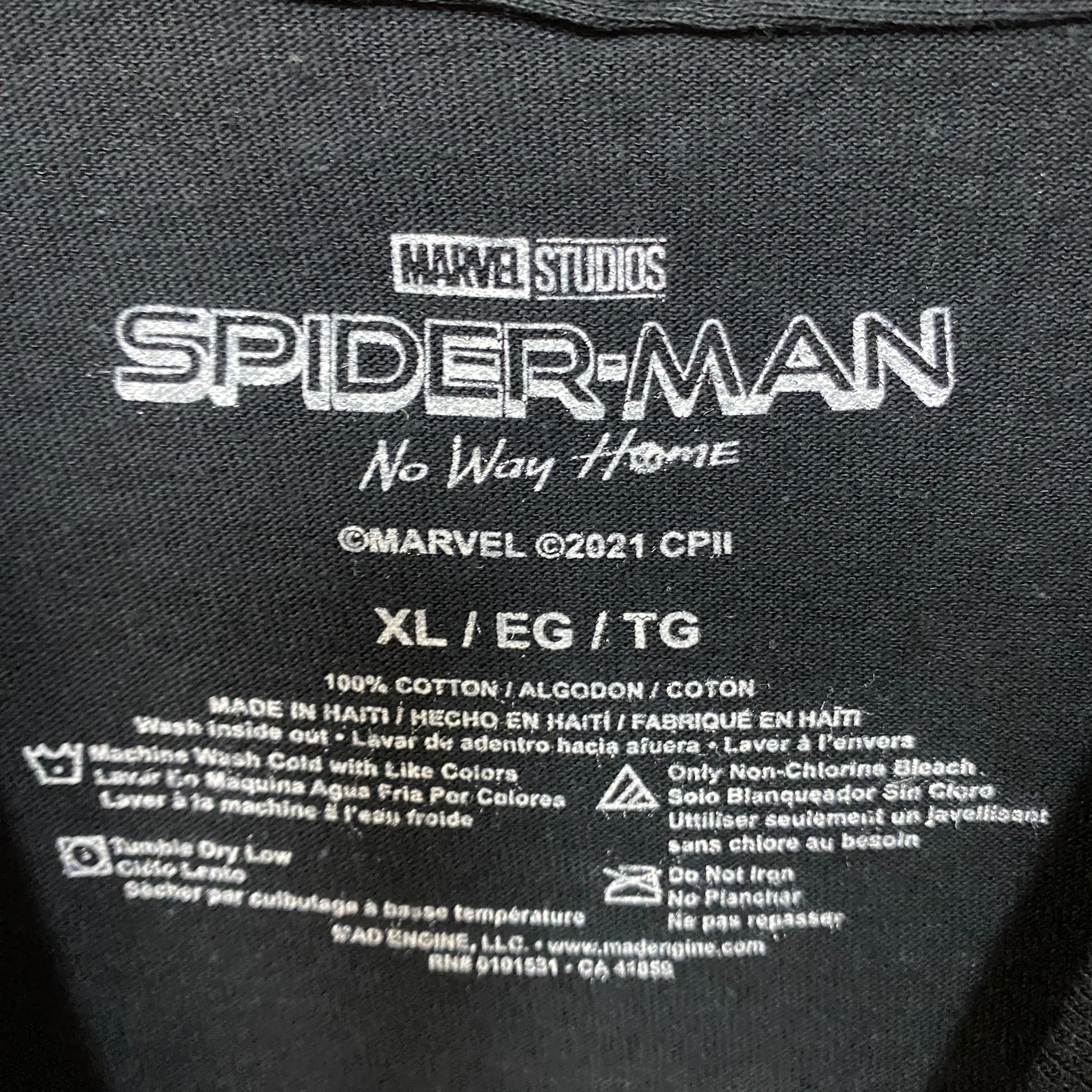 Marvel Comics Marvel Studio Spider-Man No Way Home T-Shirt XL Size US XL / EU 56 / 4 - 4 Thumbnail