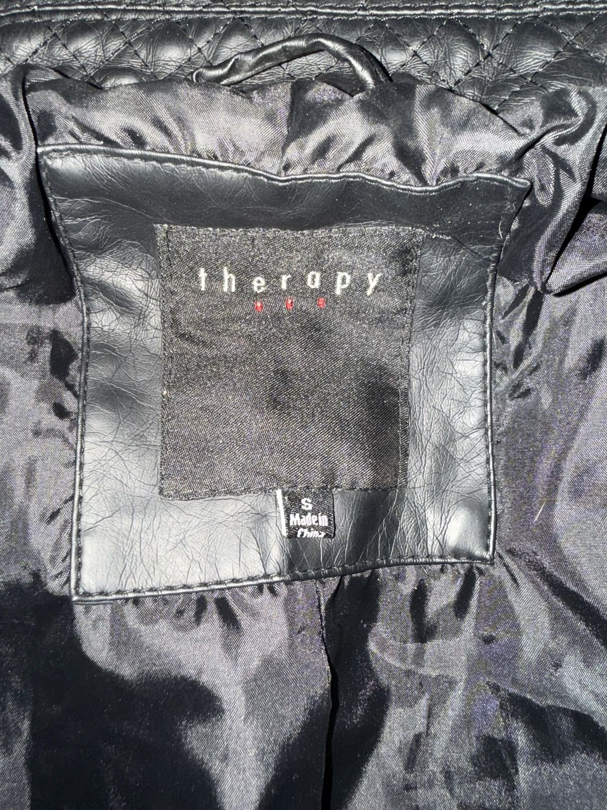 Other Therapy Leather jacket side zip Size US M / EU 48-50 / 2 - 3 Thumbnail