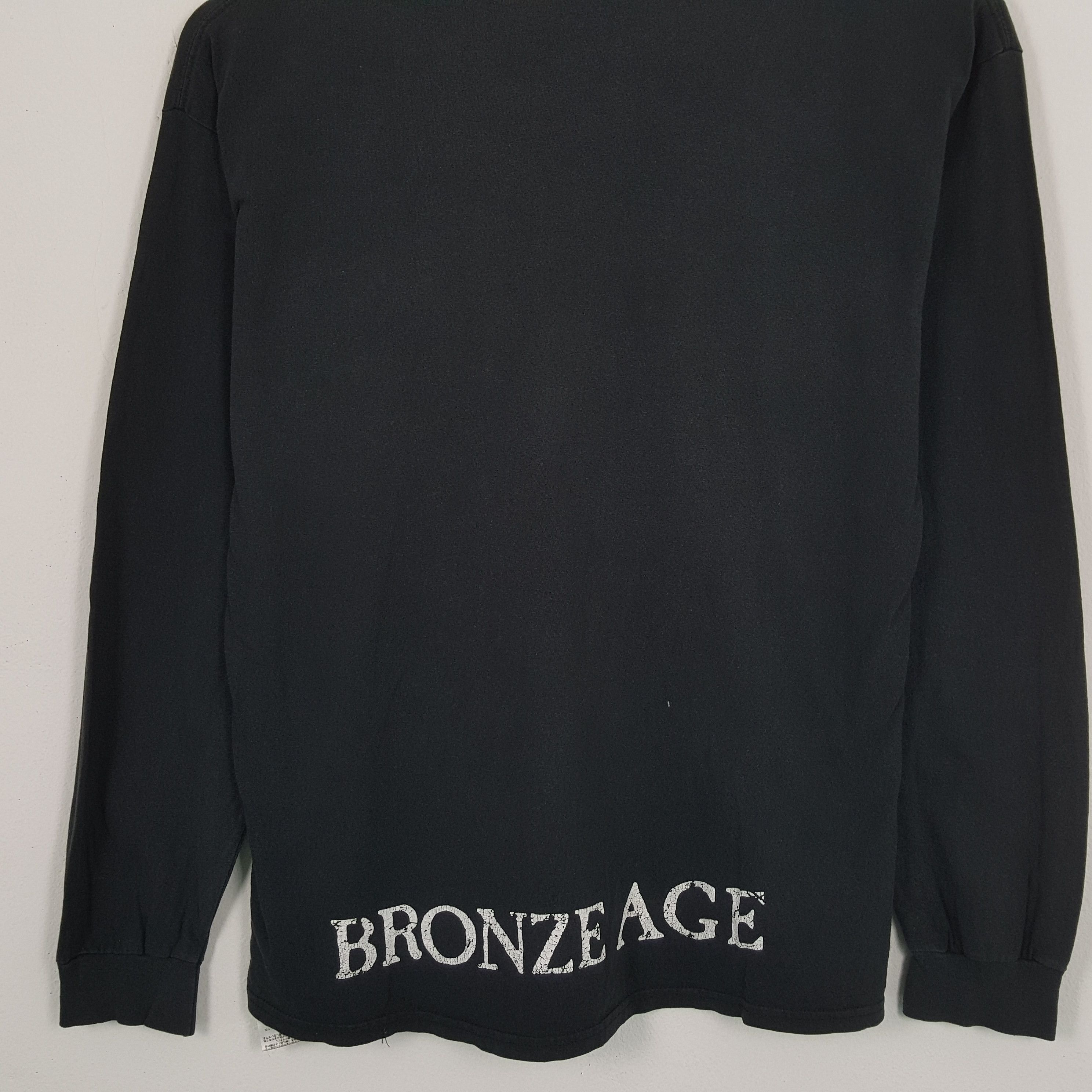 Vintage Vintage BRONZE AGE Surf Style Big Logo Long Sleeve T-Shirts Size US XL / EU 56 / 4 - 4 Thumbnail
