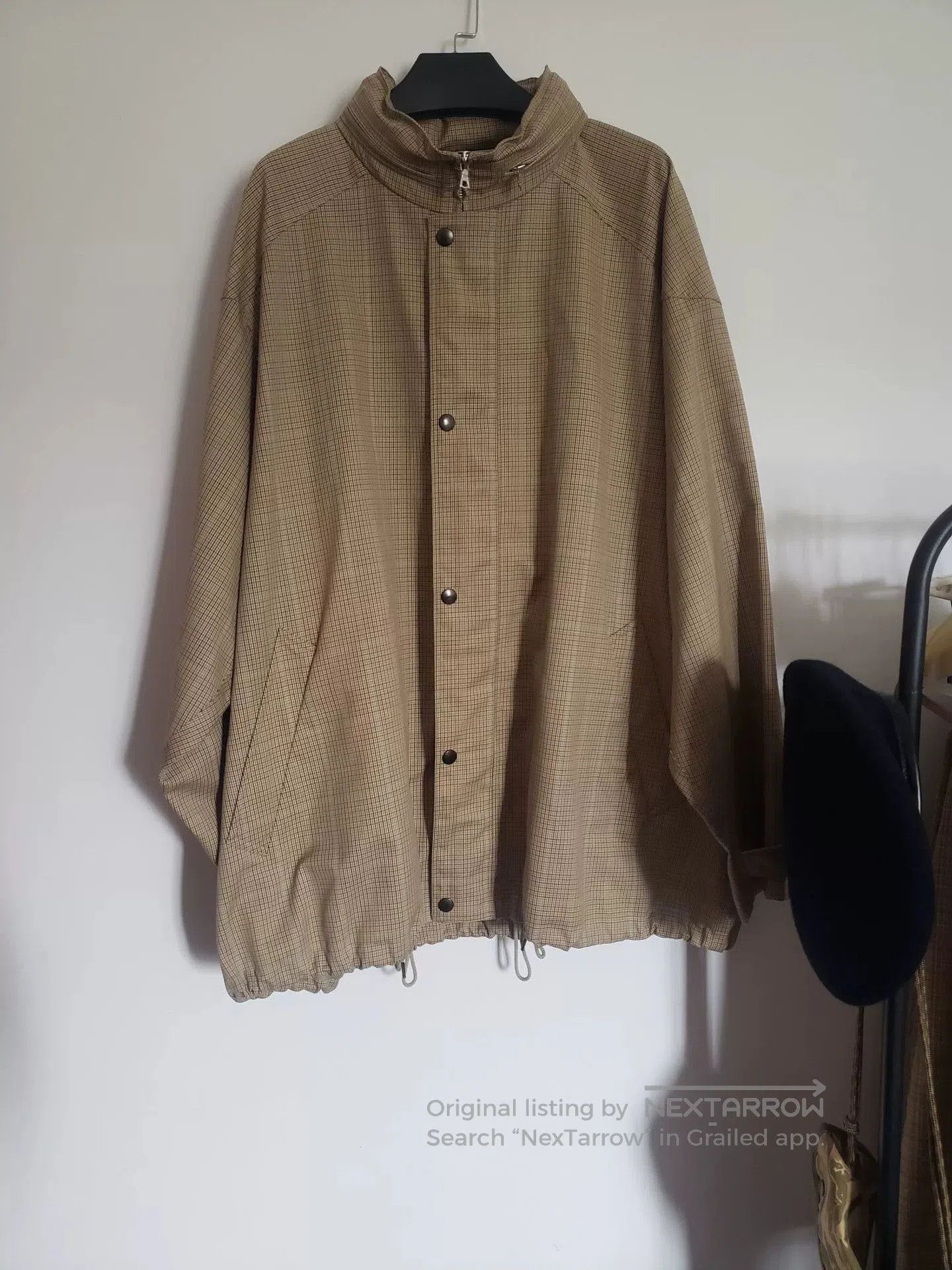 Auralee Auralee Plaid Trench Coat Jacket. Size US XL / EU 56 / 4 - 1 Thumbnail