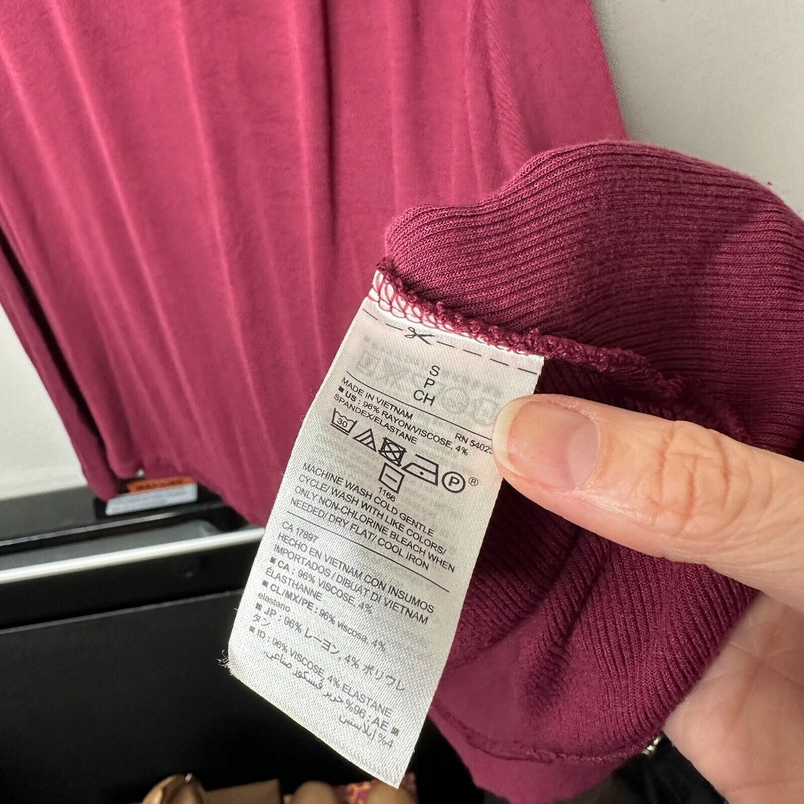 Old Navy Old Navy Soft Burgundy Swing Summer Tank Dress Above Knee S Size S / US 4 / IT 40 - 7 Thumbnail