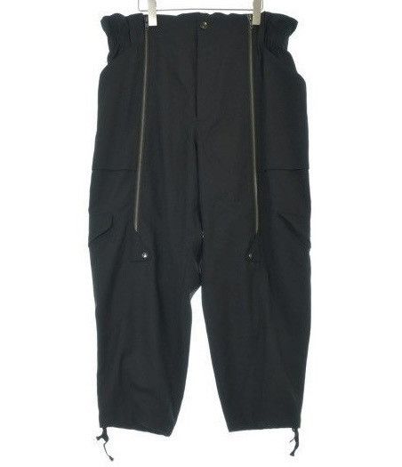 Zip Details Wide Pants