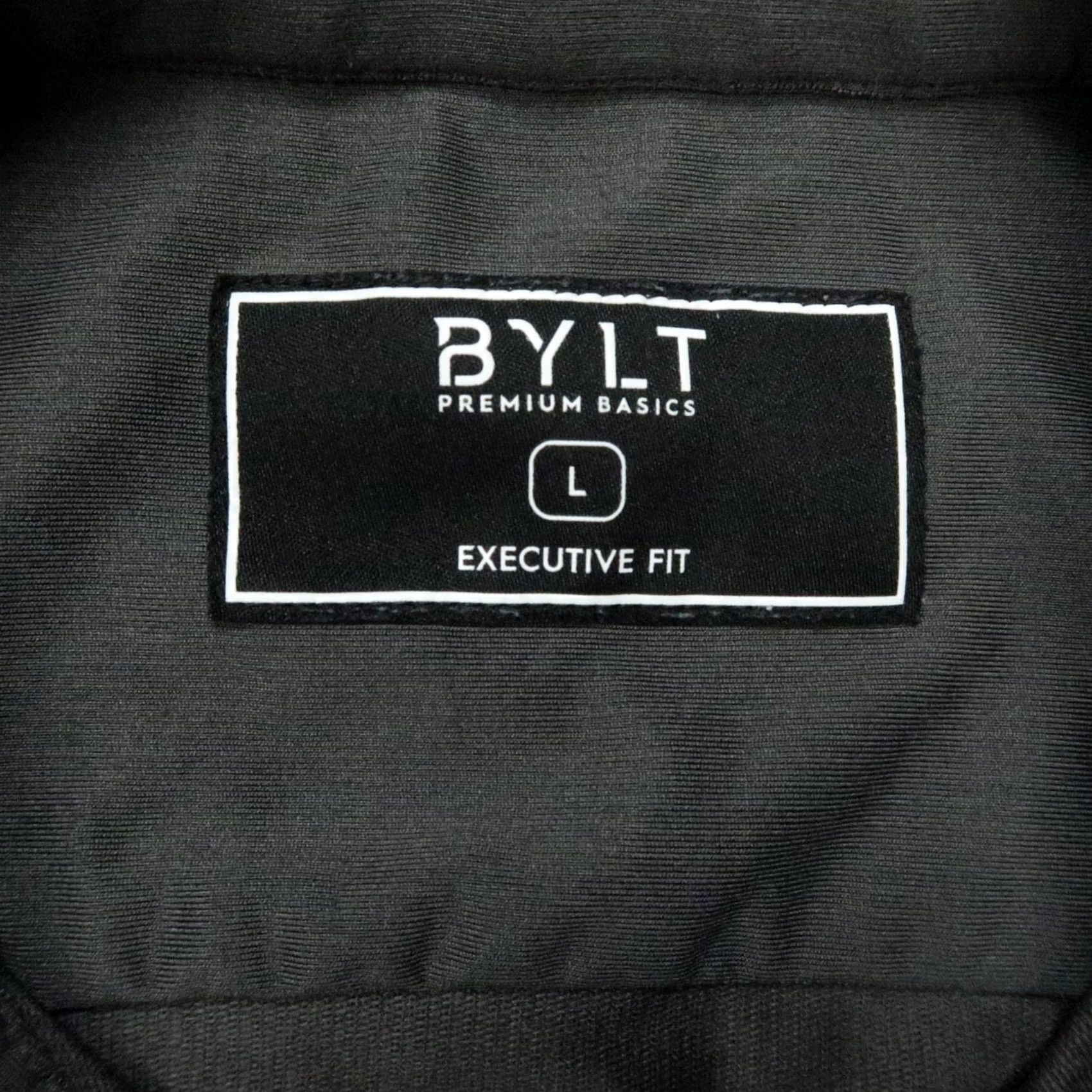 Vintage BYLT Shirt Mens Large Gray Short Sleeve Executive Fit Button Up Stretch Size US L / EU 52-54 / 3 - 3 Thumbnail