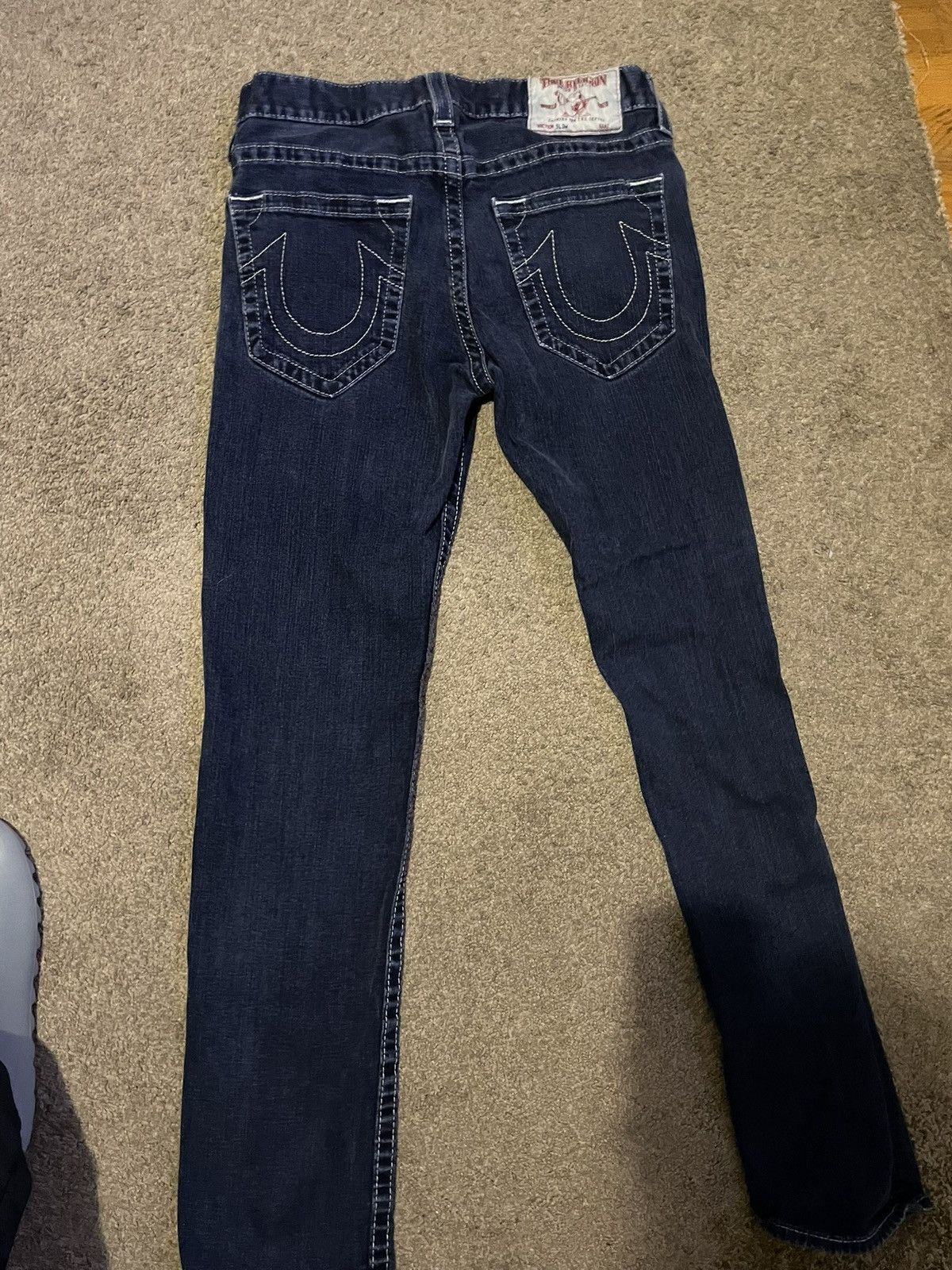 True Religion navy blue denim jeans