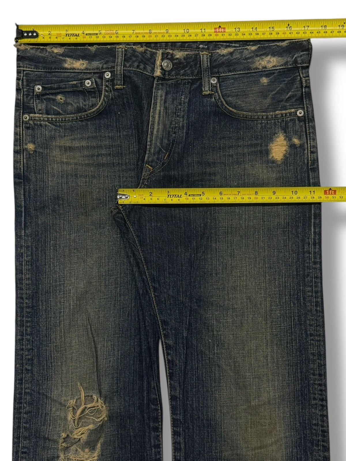 Edwin Vintage 00s EDWIN 502R Japanese Denim Jeans | Vintage Fade Size US 34 / EU 50 - 17 Thumbnail