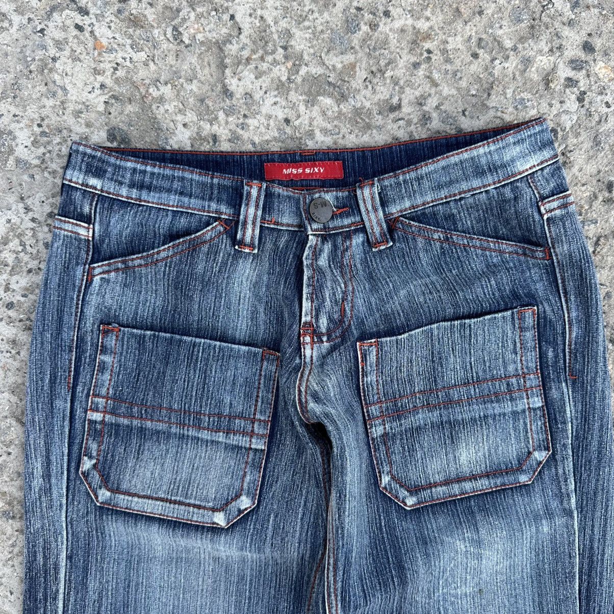 Hypebeast VTG Japanese Style Flare Jeans Size L Y2K 00s USA Size 27" / US 4 / IT 40 - 3 Thumbnail