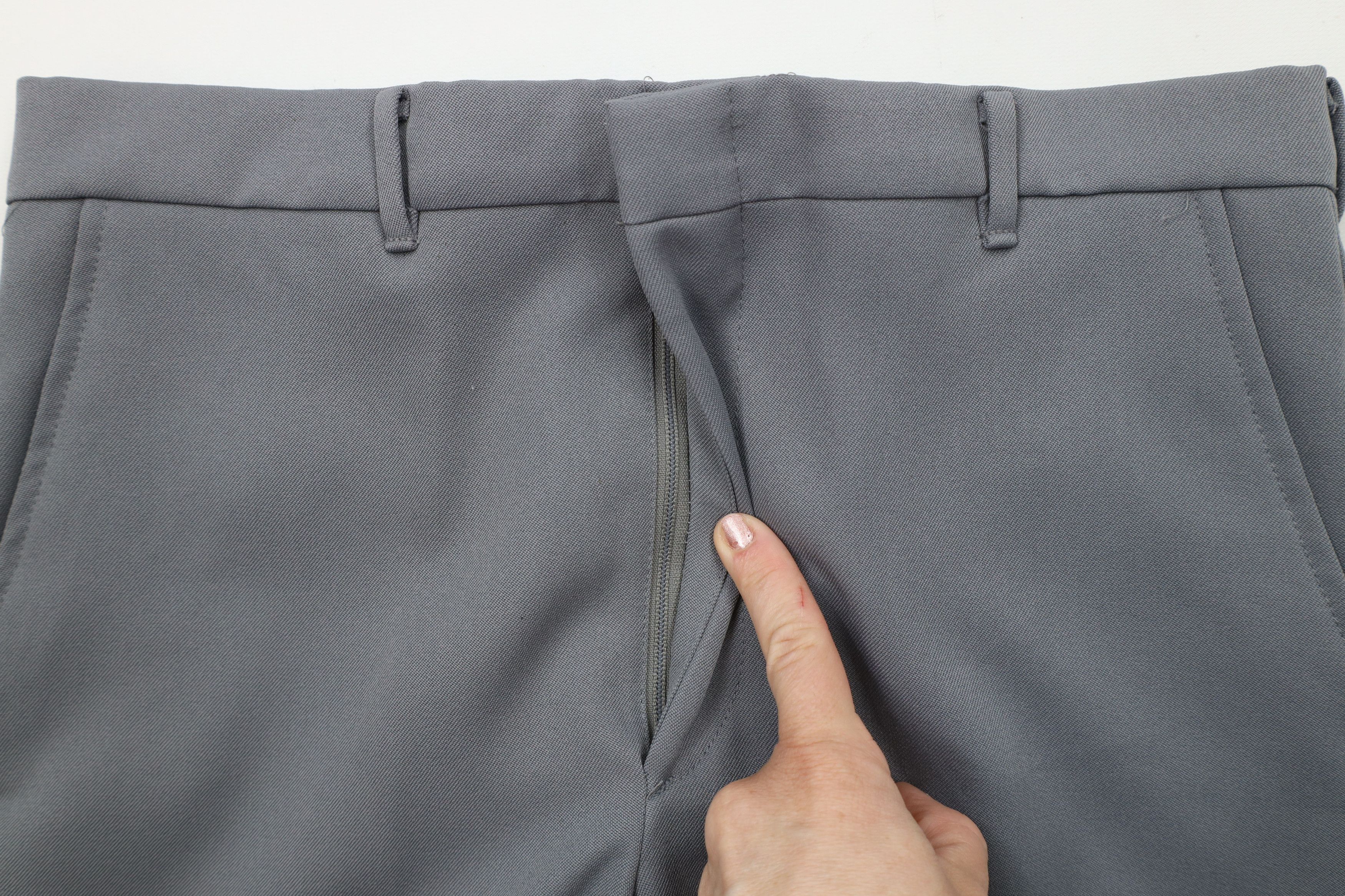 Vintage Vintage 70s Streetwear Flared Wide Leg Chino Pants Gray USA Size US 32 / EU 48 - 6 Thumbnail