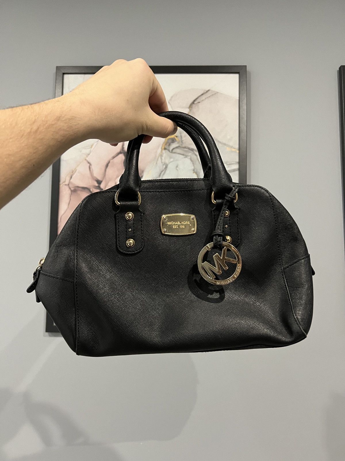 Michael Kors Michael Kors Small hand bag Leather Satchel Size ONE SIZE - 1 Thumbnail