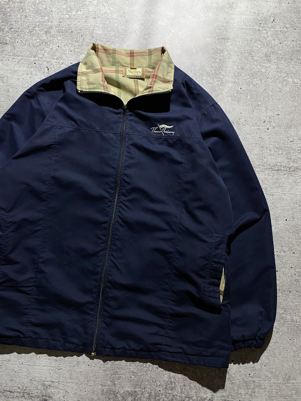 Burberry × Vintage Thomas Burberry vintage bombers jacket Size US XL / EU 56 / 4 - 3 Thumbnail