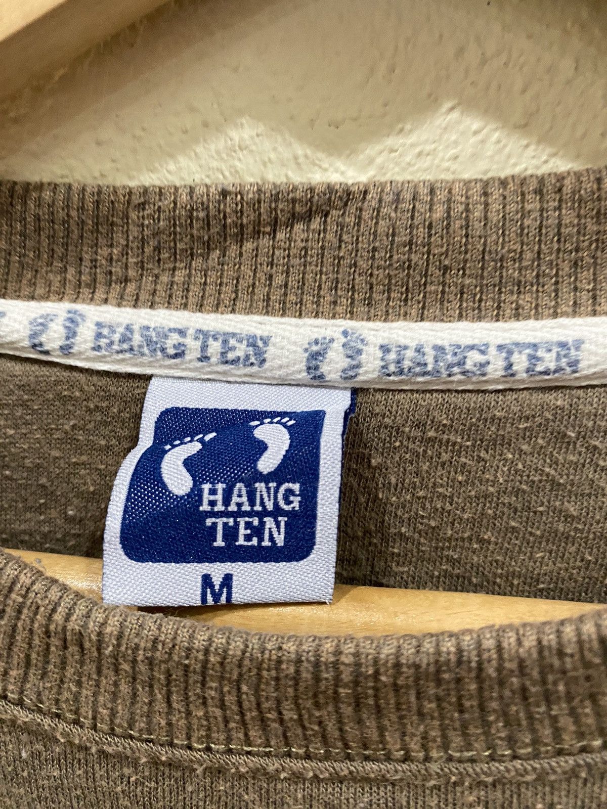 Hang Ten × Vintage Vintage Hang Ten Overprint Sweatshirt Size US S / EU 44-46 / 1 - 4 Thumbnail