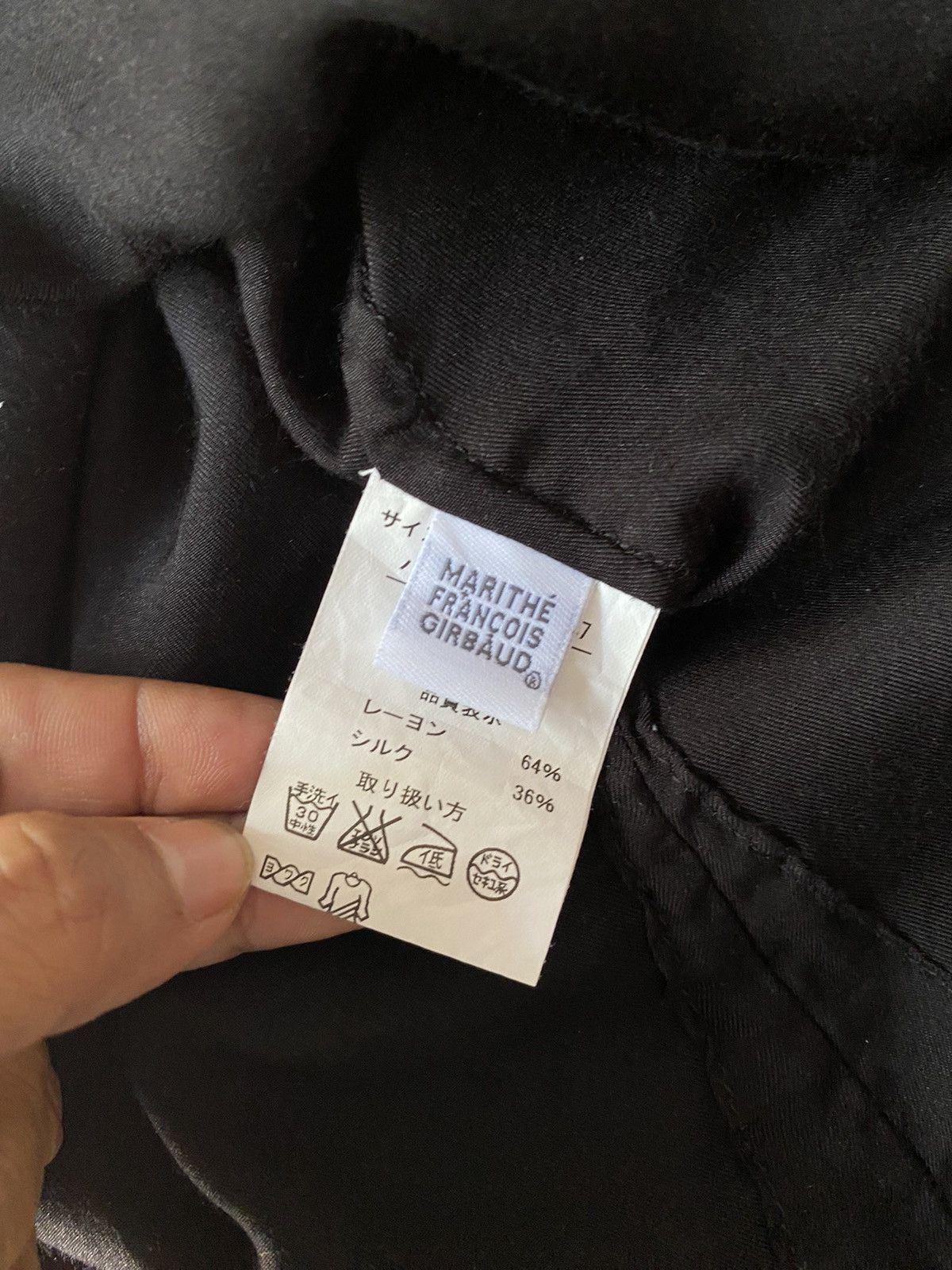 Marithe + Francois Girbaud MARITHE+ FRANÇOIS GIRBAUD Black Blouse Size M / US 6-8 / IT 42-44 - 5 Thumbnail