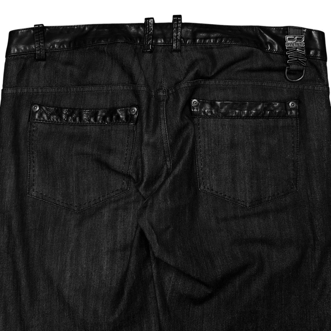 Dirk Bikkembergs Dirk Bikkembergs Leather Waist Jeans Size US 38 / EU 54 - 6 Thumbnail