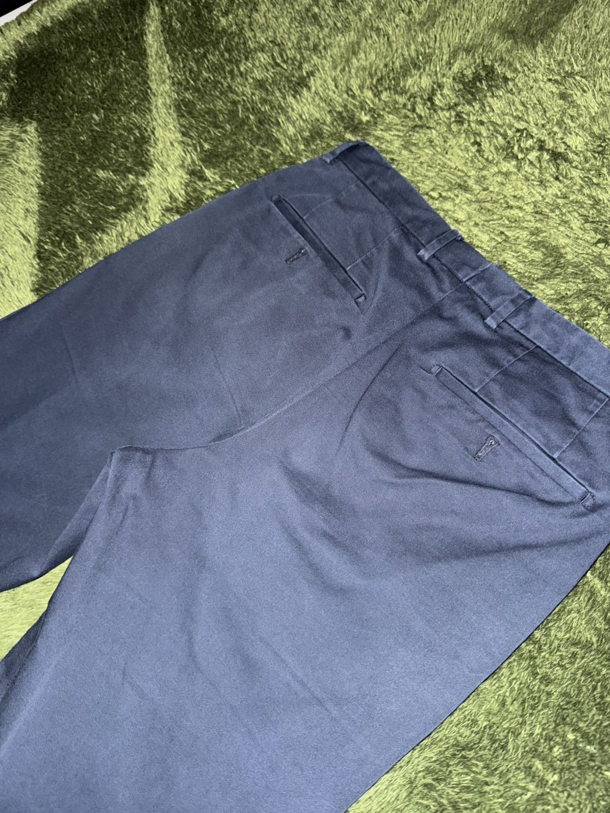 Hugo Boss Hugo Boss Japan Vintage Washed Cotton Trousers Navy Size US 30 / EU 46 - 8 Thumbnail