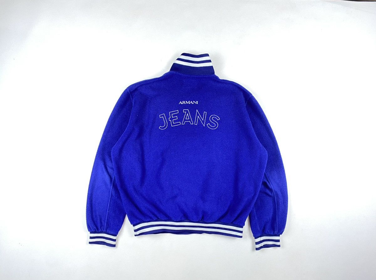 Emporio Armani Armani Fleece Jacket Jeans Big Logo Half Zip Archive Size US L / EU 52-54 / 3 - 1 Thumbnail