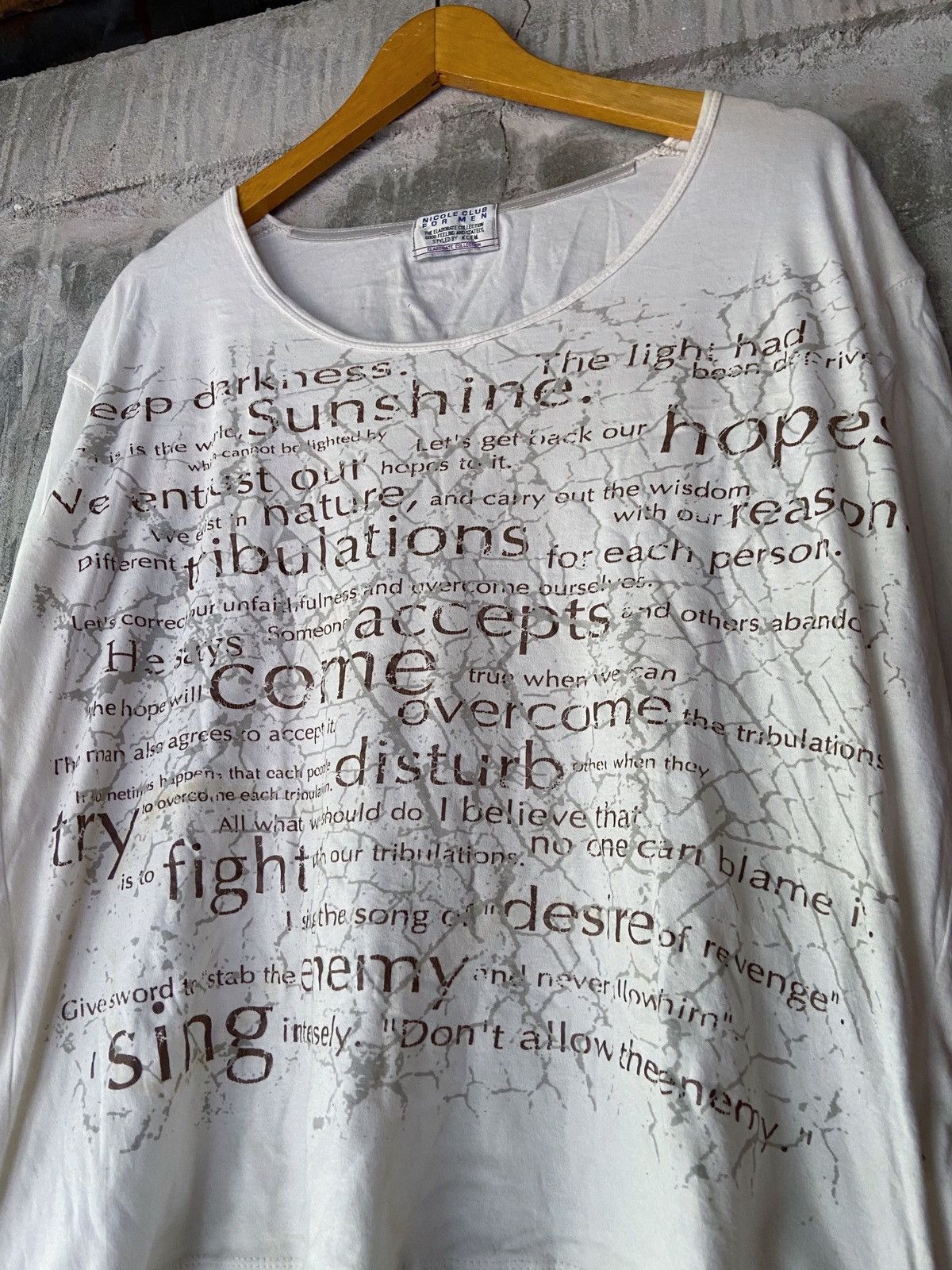 Nicole Club NICOLE CLUB FOR MEN POEM LONG SLEEVE Size US M / EU 48-50 / 2 - 2 Thumbnail