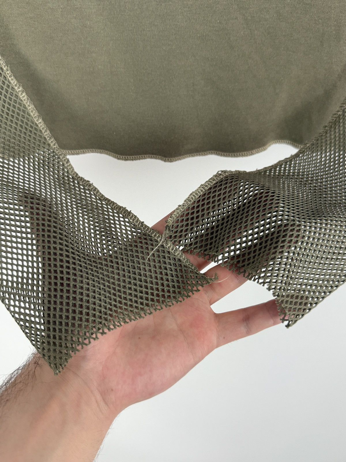 Vintage Y2K Vintage Military School NJ Mesh Sleeves Cotton Top XS Size XS / US 0-2 / IT 36-38 - 7 Thumbnail